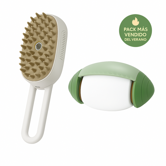 Pack: Cepillo de Vapor + Rodillo Reutilizable FORTENCEE
