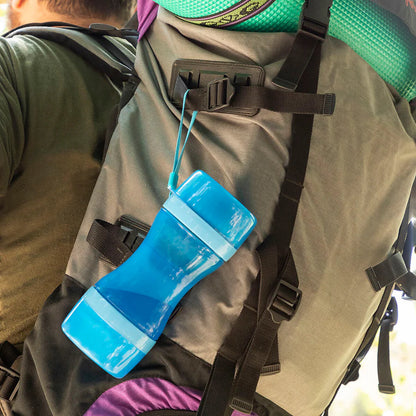 Botella con depósito de agua y comida FORTENCEE